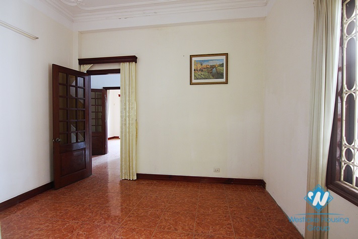 A large three-floor house for rent in AU Co st, Tay Ho